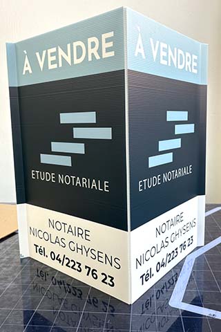 Matériel publicitaire Ghysens — Inkonic Liège