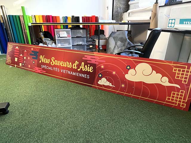 Panneau New Saveurs d'Asie — Inkonic Liège