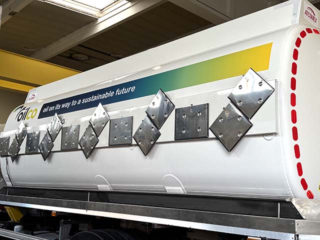 Lettrage véhicule Oilco — covering Inkonic Zele