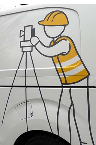 Lettrage vitrine Ouvrier — Inkonic Liège