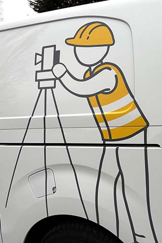 Lettrage véhicule Ouvrier — Inkonic Wandre