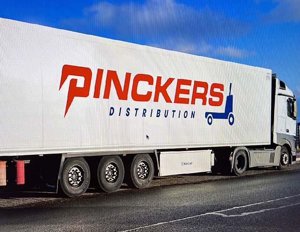 Lettrage camion Pinckers — covering Inkonic Hauts Sarts